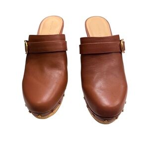 Veronica Beard Hendrix buckled heeled clogs. Tried on,  ever worn.